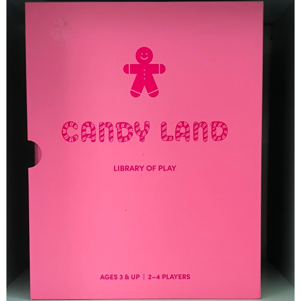Library of Play Candy Land Board Game Folding Board & Storage Box Ages 3+ 2-4